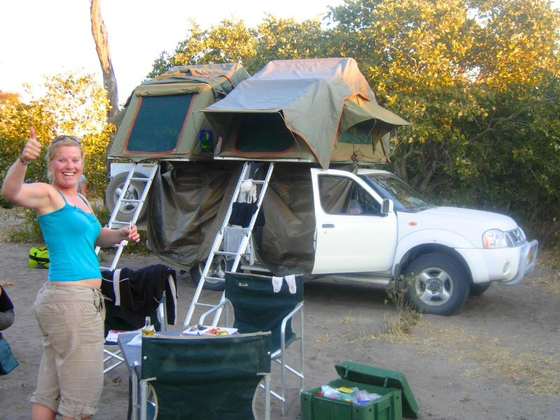 Dachzeltwagen Namibia und Botswana
