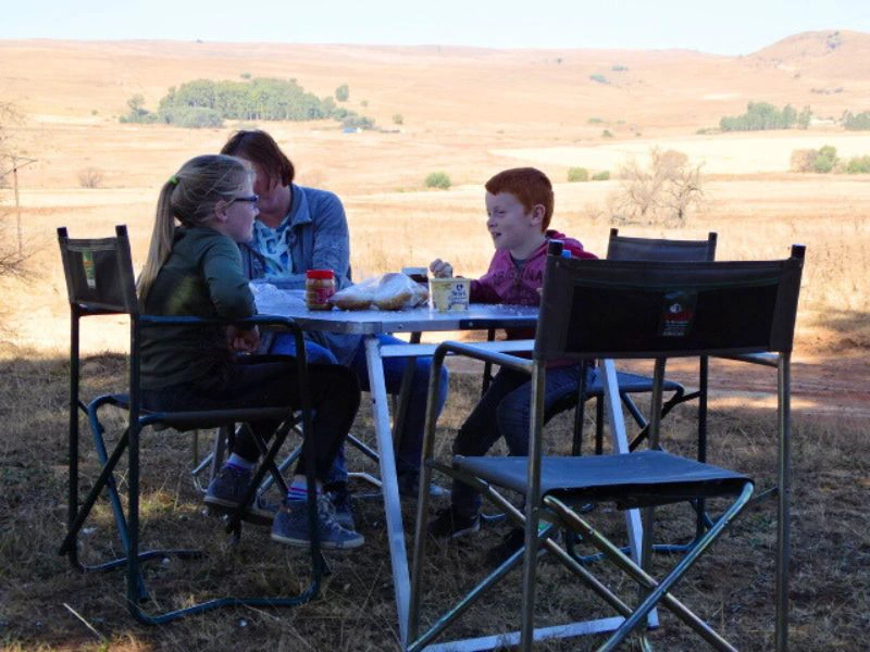 Camping Abendessen in Namibia und Botswana