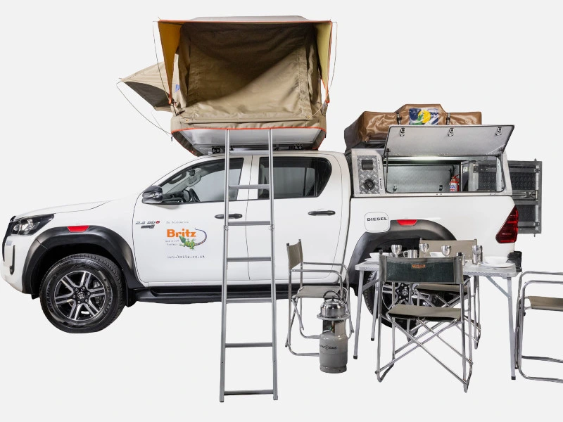 Double Cab mit Dachzelt