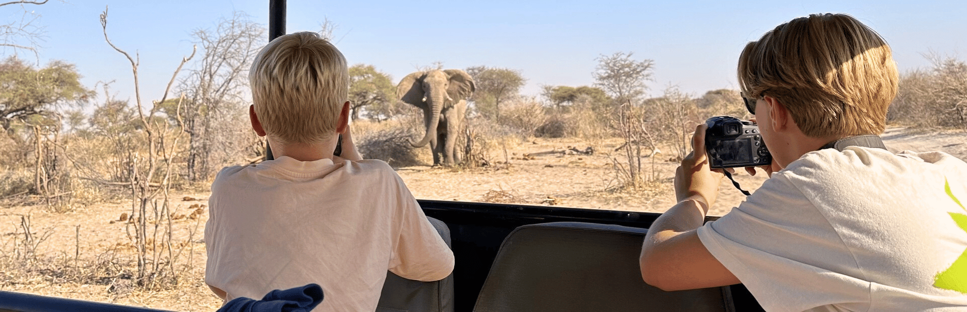 Mit Kindern auf Safari in Botswana