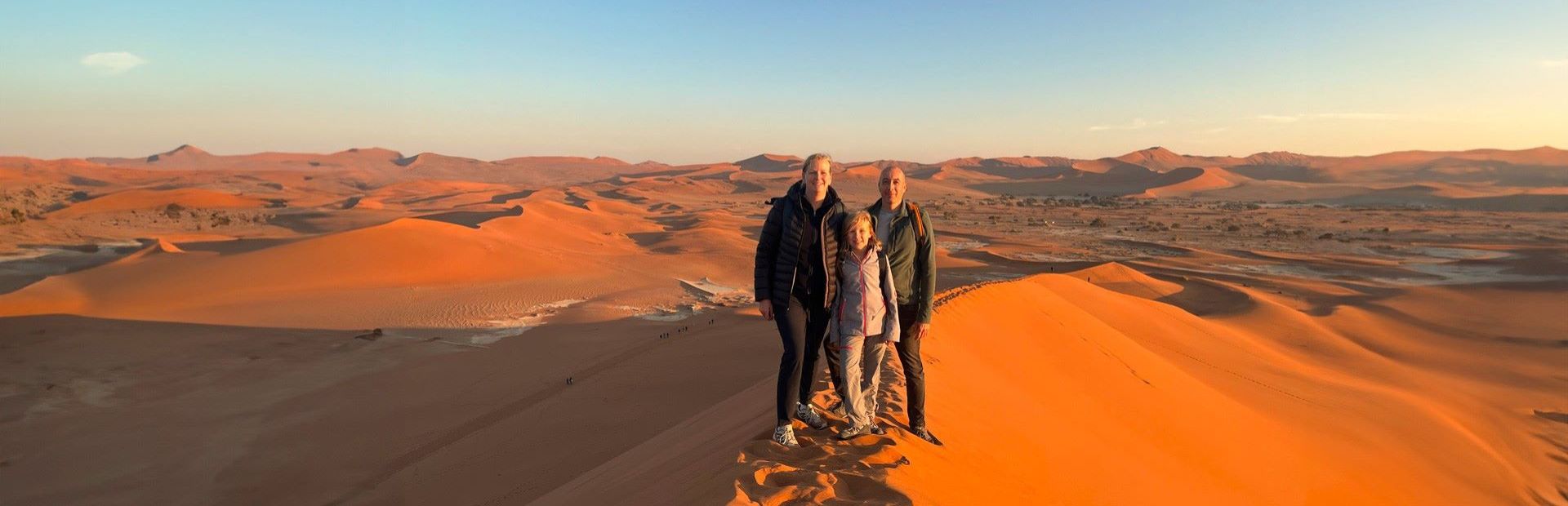 Familie im Sossusvlei