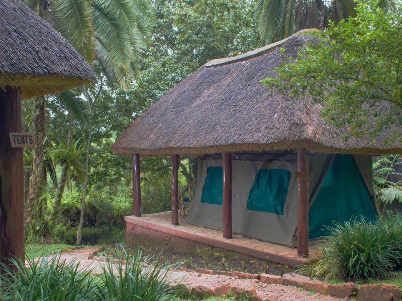 Uganda Kibale Unterkunft Campingplatz