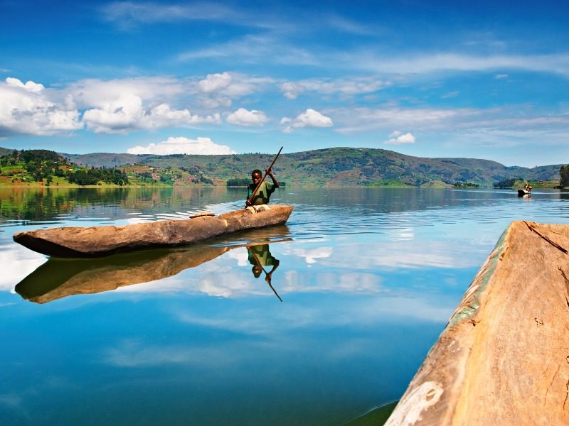 Uganda - Lake Bunyonyi - Mokoro