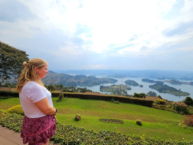 Lake Bunyonyi Ausblick Uganda