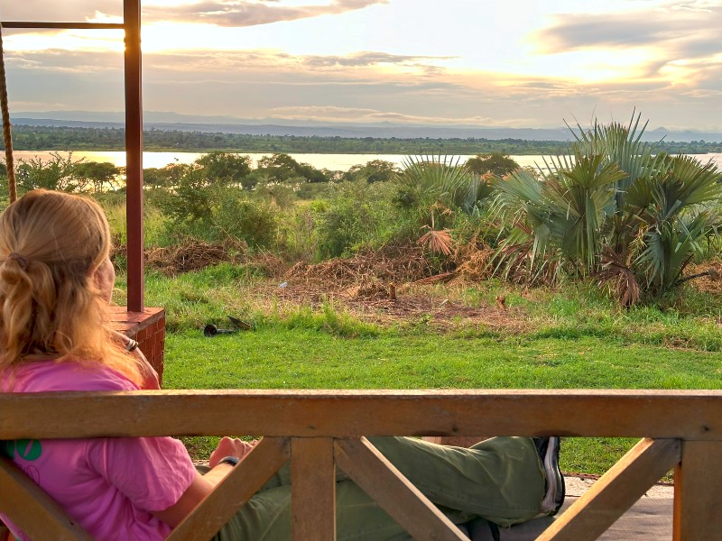 Murchison Falls Lodge Ausblick Uganda