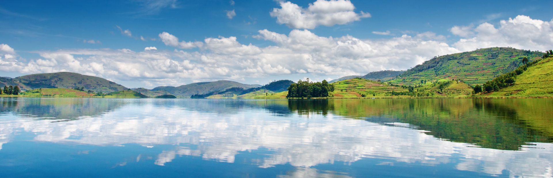 Lake Bunyonyi in Uganda