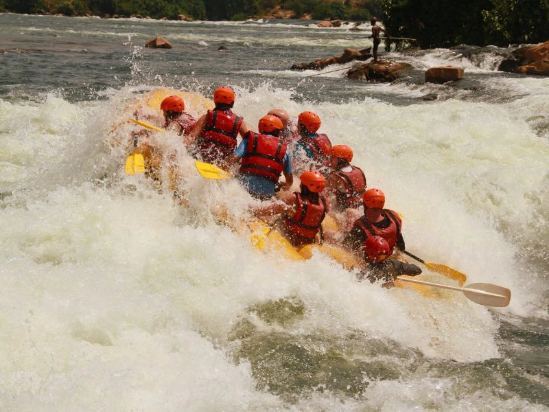 Raften auf dem Nil Uganda