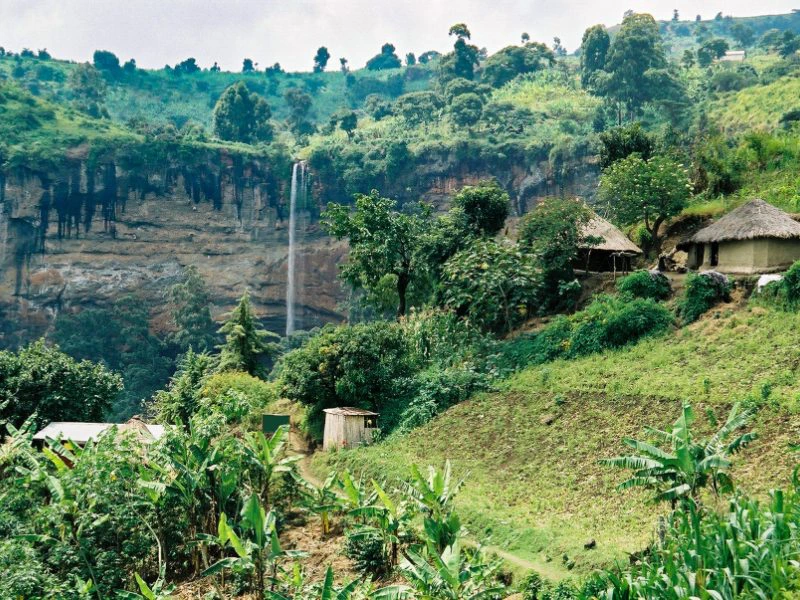 Uganda Sipi Falls Wanderung