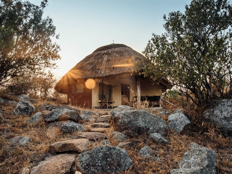 Lake Mburo Lodge mit Pool Uganda