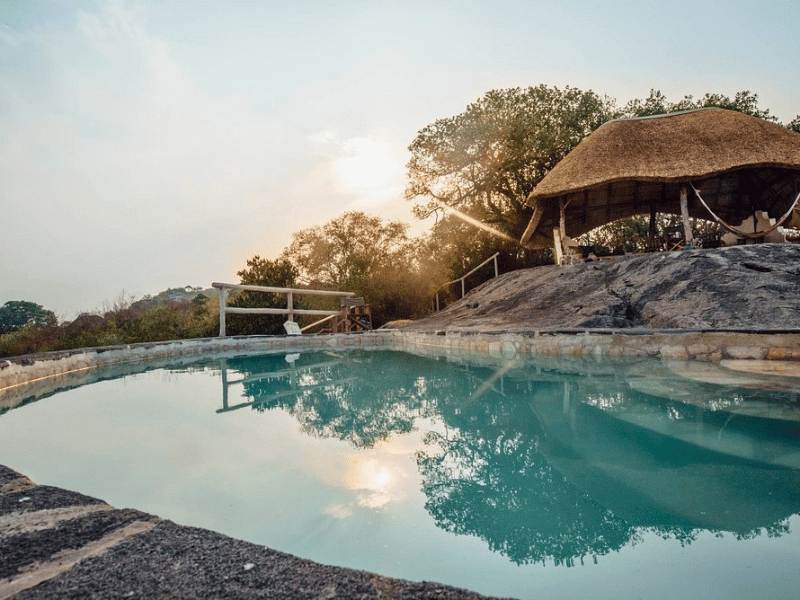 Lake Mburo Lodge mit Pool Uganda