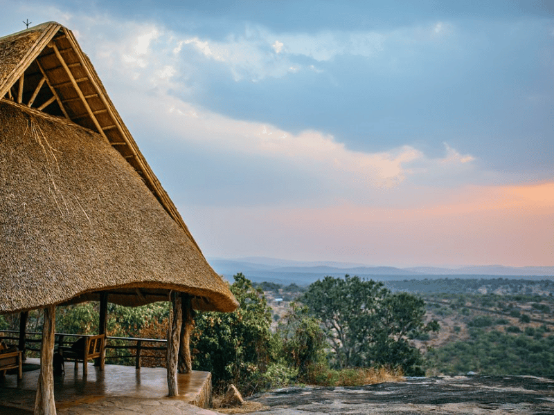 Lake Mburo Lodge mit Pool Uganda