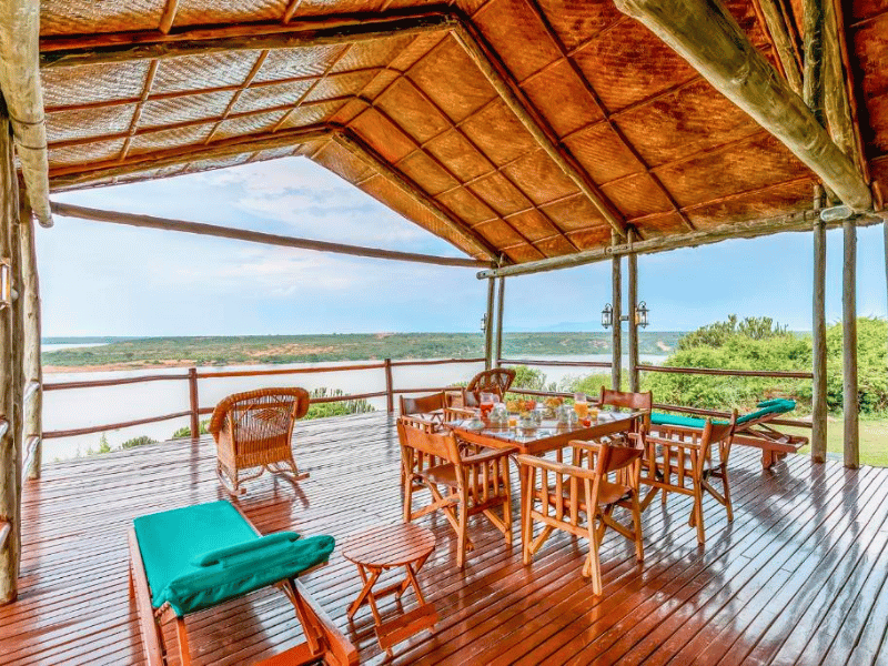 Queen Elizabeth Hotel im Nationalpark Uganda
