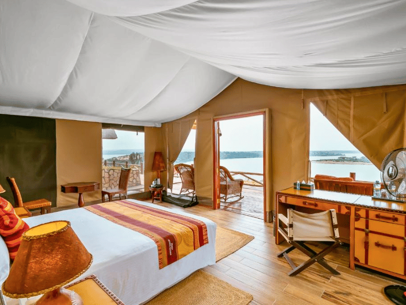 Queen Elizabeth Hotel im Nationalpark Uganda