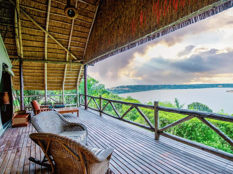 Queen Elizabeth Hotel im Nationalpark Uganda