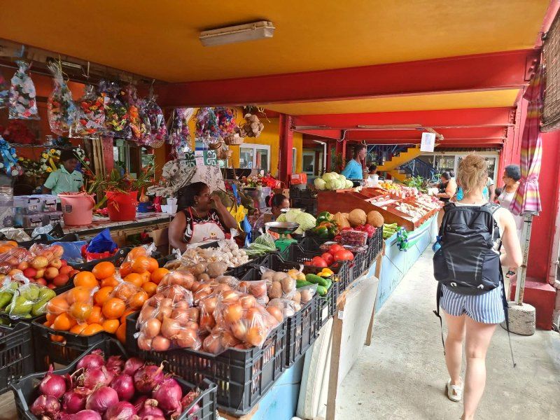 Seychellen Mahe Victoria Markt