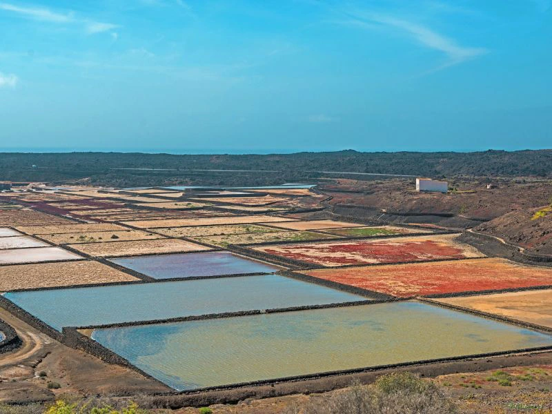 Kanaren Yaiza Salinen von Janubio