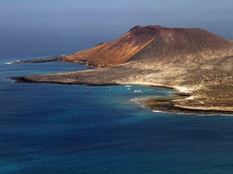 Kanaren Lanzarote Insel von Oben
