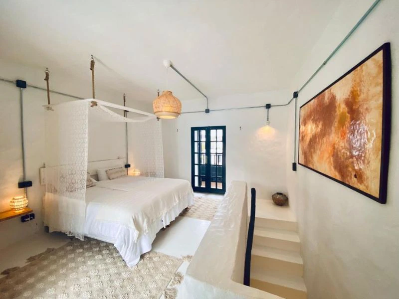 Kanaren Lanzarote Yaiza Komfort Unterkunft Schlafzimmer