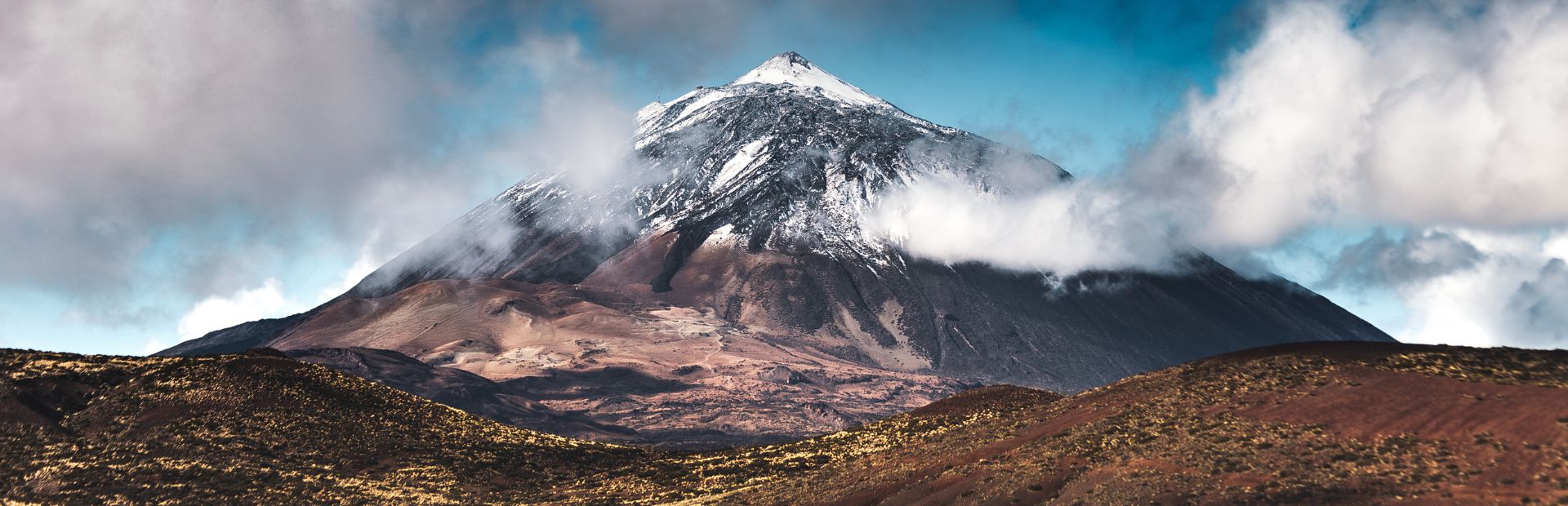 Blick auf den Vulkan
