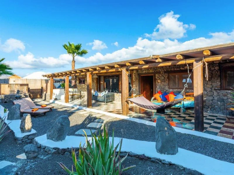 Kanaren Lanzarote punta mujeres Unterkunft traditionelle Finca