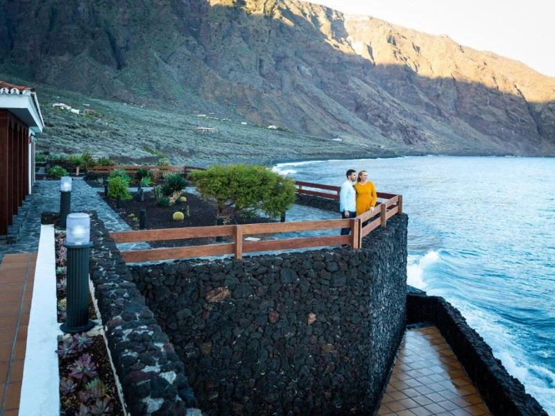 Kanarische Insel El Hierro Unterkunft aussicht auf das Meer