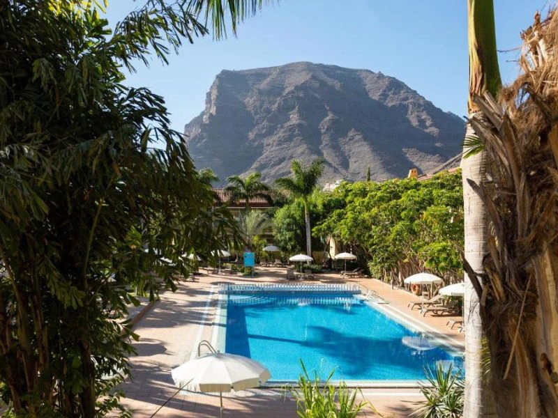 Hotel Gomera - Sicht auf den Pool