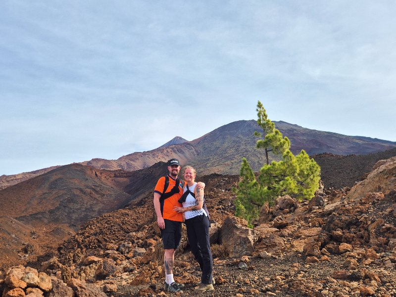 Wanderer im El Teide