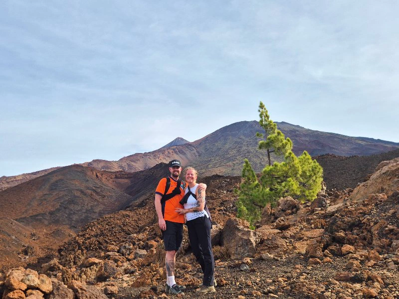 Wanderer im El Teide
