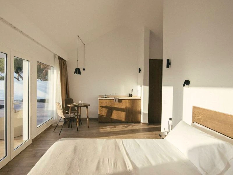 Kanaren Lanzarote Teguise Komfort Unterkunft am Meer Schlafzimmer