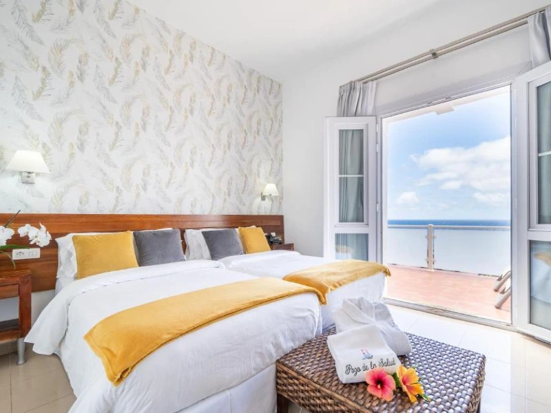 Kanarische Inseln El Hierro Unterkunft Schlafzimmer