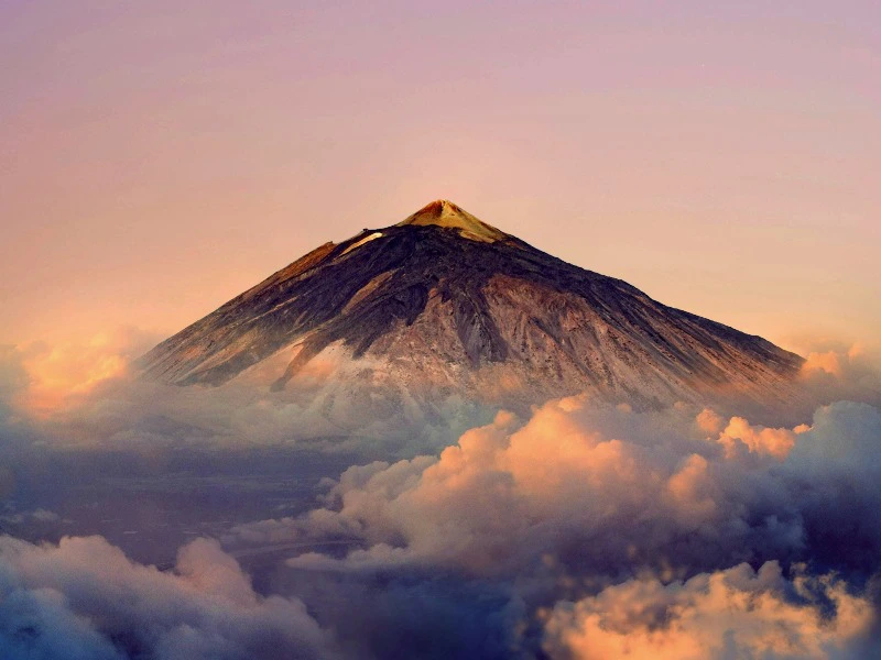 Terneriffa Blick auf Vulkan