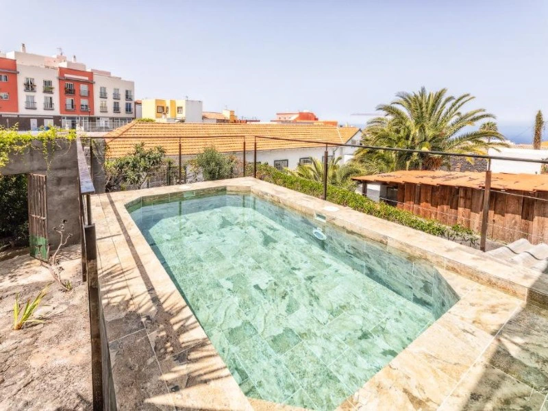 Kanaren la palma Unterkunft Poolbereich