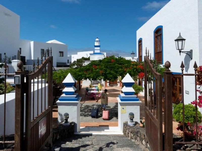 Kanaren Lanzarote Yaiza Unterkunft Eingansbereich
