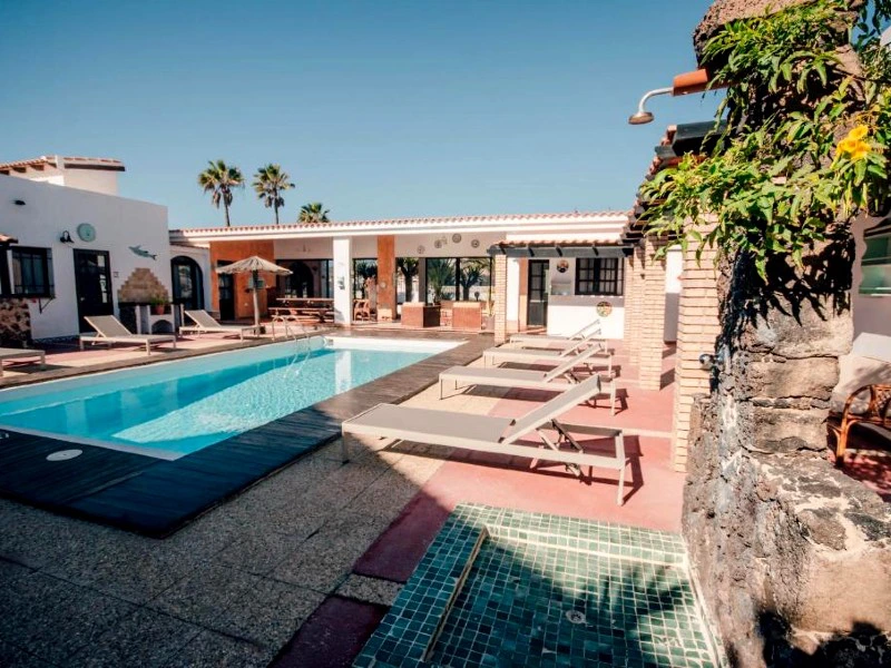 Kanaren Corralejo Unterkunft Poolbereich
