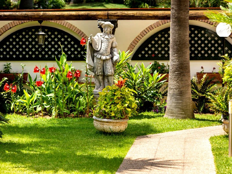 Kanaren Teneriffa Puerto de la Cruz Unterkunft Garten