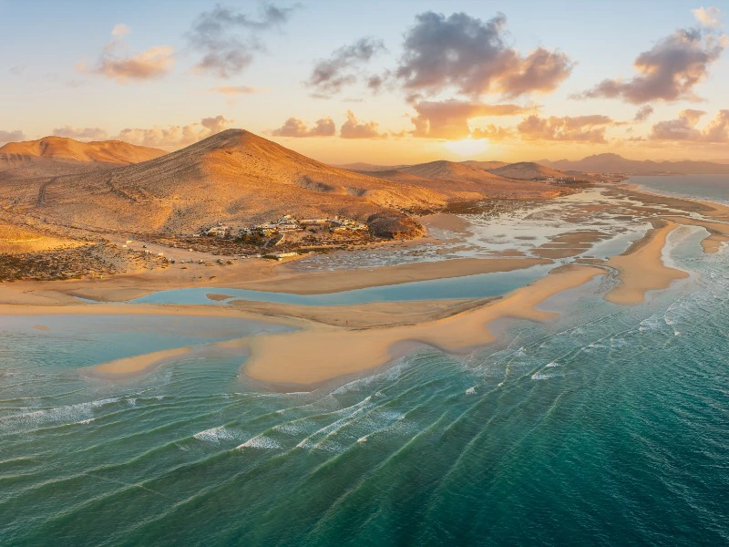 Fuerteventura Blick von der Vogelperspektive