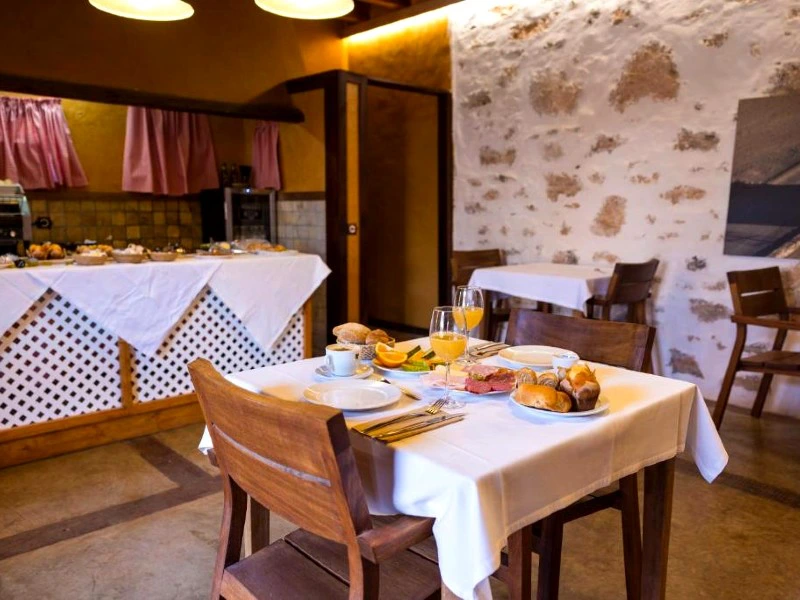 Restaurant der Komfortunterkunft Fuerteventura im Landesinneren