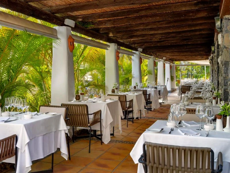 La gomera Unterkunft Komfort Restaurant Terrasse