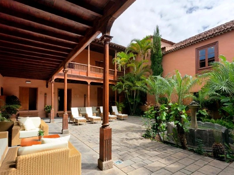 Kanaren Teneriffa Unterkunft Quinta Innenhof