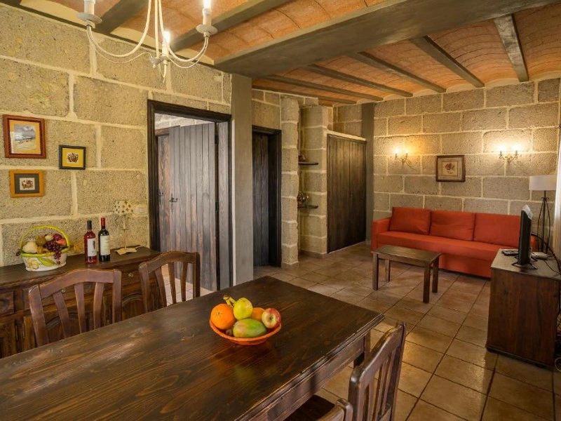 Kanaren Teneriffa Anaga Casita Unterkunft Wohnbereich