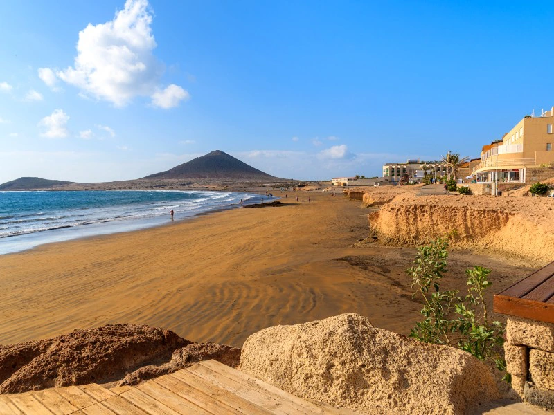 Teneriffa Kanaren Medano Wüstenstrände und Berge