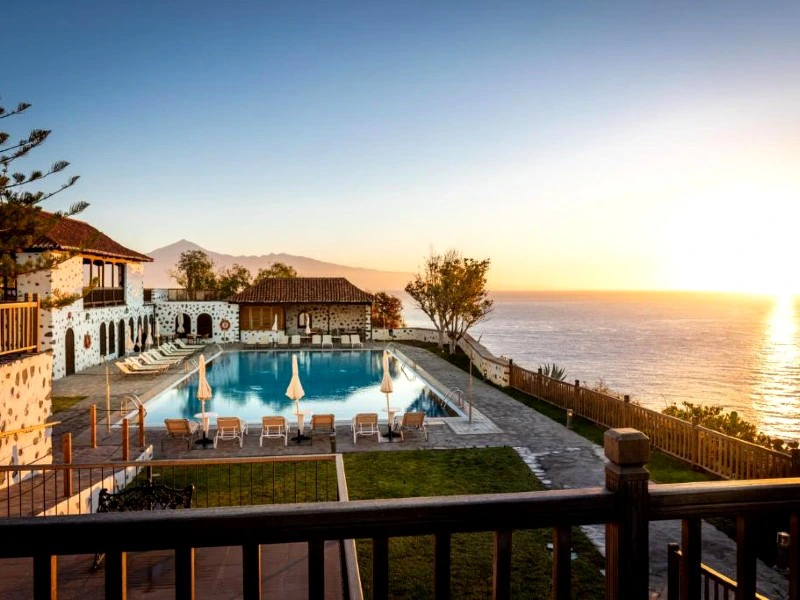 La gomera Unterkunft Komfort Poolbereich