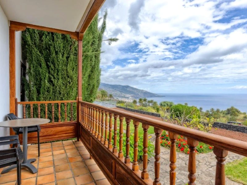 Kanarische Inseln La Palma Breña Unterkunft Privater Balkon