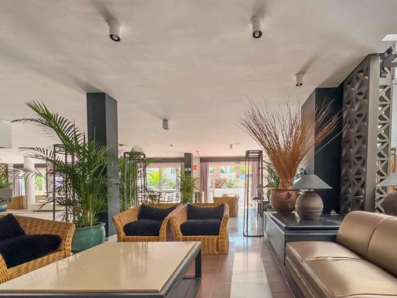 Kanaren Teneriffa Unterkunft Ausblick auf Lobby