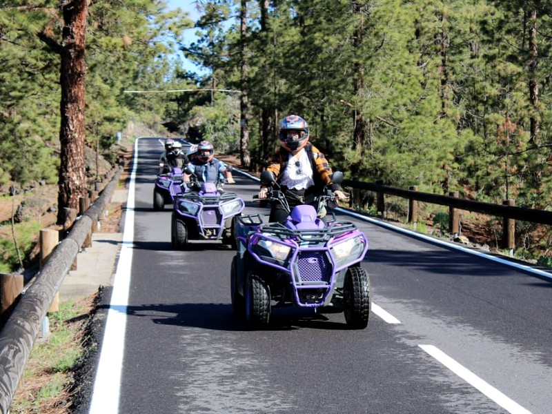 Kanaren Teneriffa Abenteuer fahrt auf dem Quad