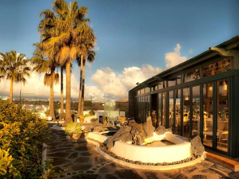 Kanaren Lanzarote Unterkunft Wintergarten