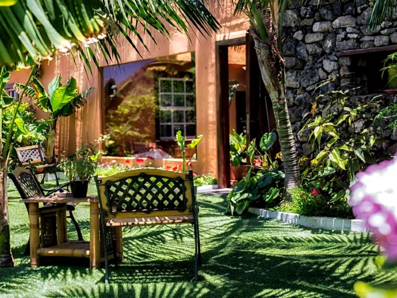 Kanaren Teneriffa Komfort Unterkunft Garten