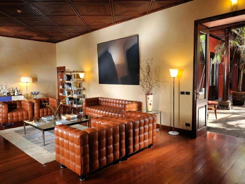 Kanaren Teneriffa Komfort Unterkunft Innenhofterrasse