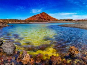 Kanaren Lanzarote Timanfaya Bucht