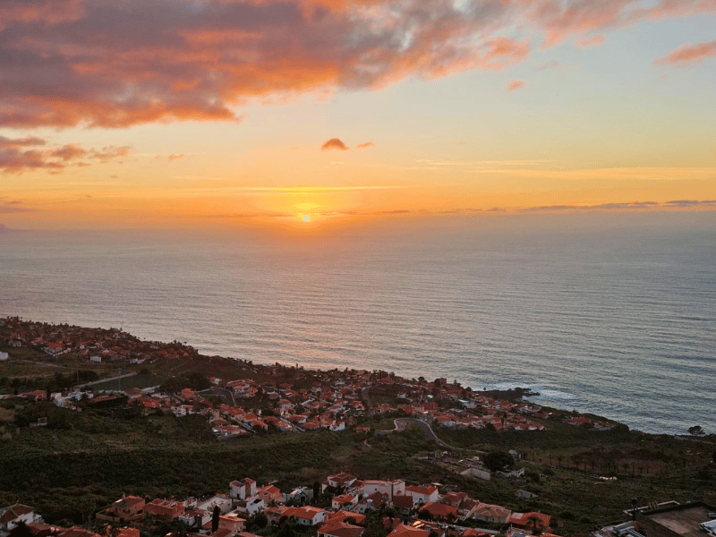 Sonnenuntergang auf den Kanaren